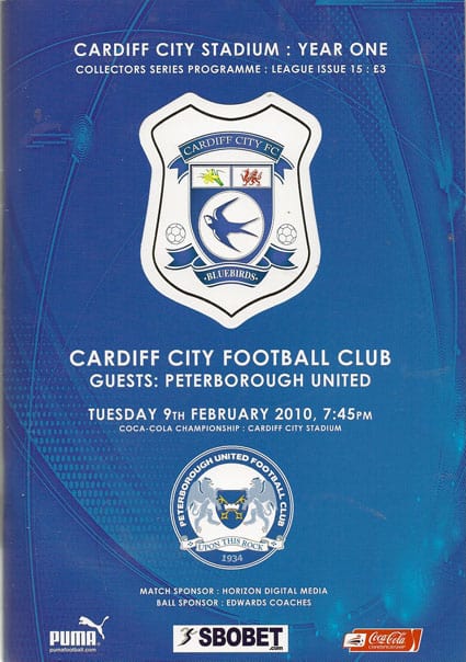 Cardiff City FC v Peterborough United FC